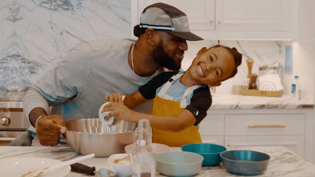 Lebron James et sa fille