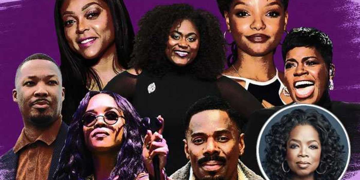 La première visite d'Oprah sur le plateau de la comédie musicale The Color Purple