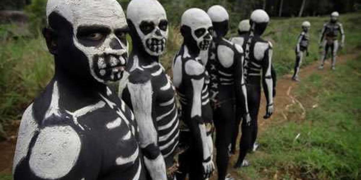 Les hommes-squelettes de la Papouasie-Nouvelle-Guinée :