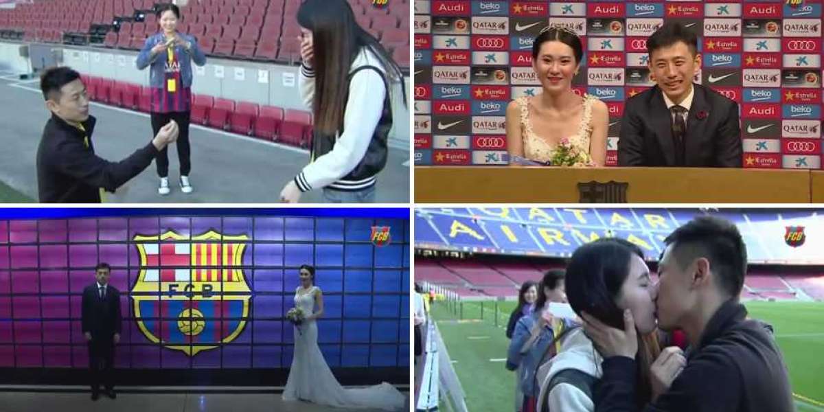 Les Fans du FC Barcelone peuvent désormais se marier au Nou Camp