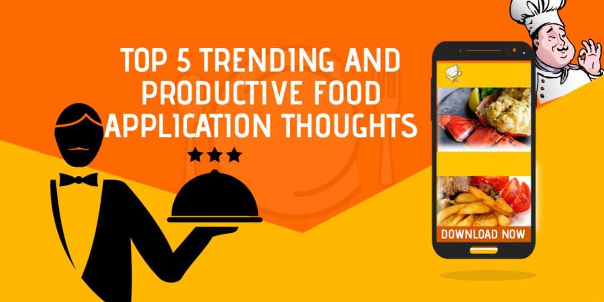 10 most trending and productive food-application thoughts