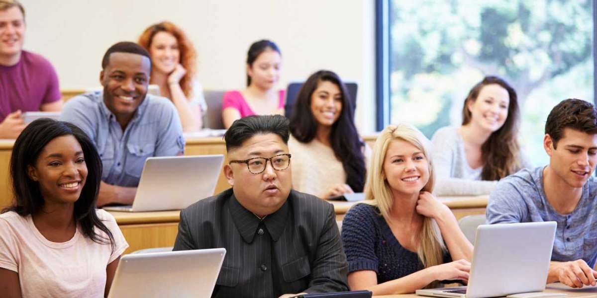 Kim Jong Un à l'université de Columbia pour apprendre le lavage de cerveau