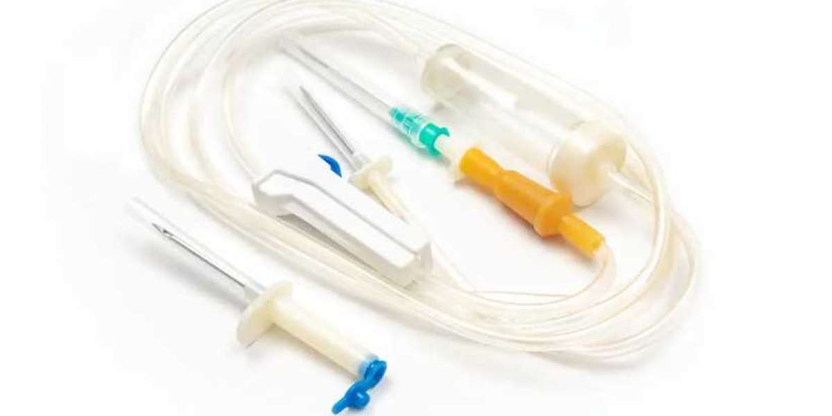 Double Steel Needle IV Infusion Set