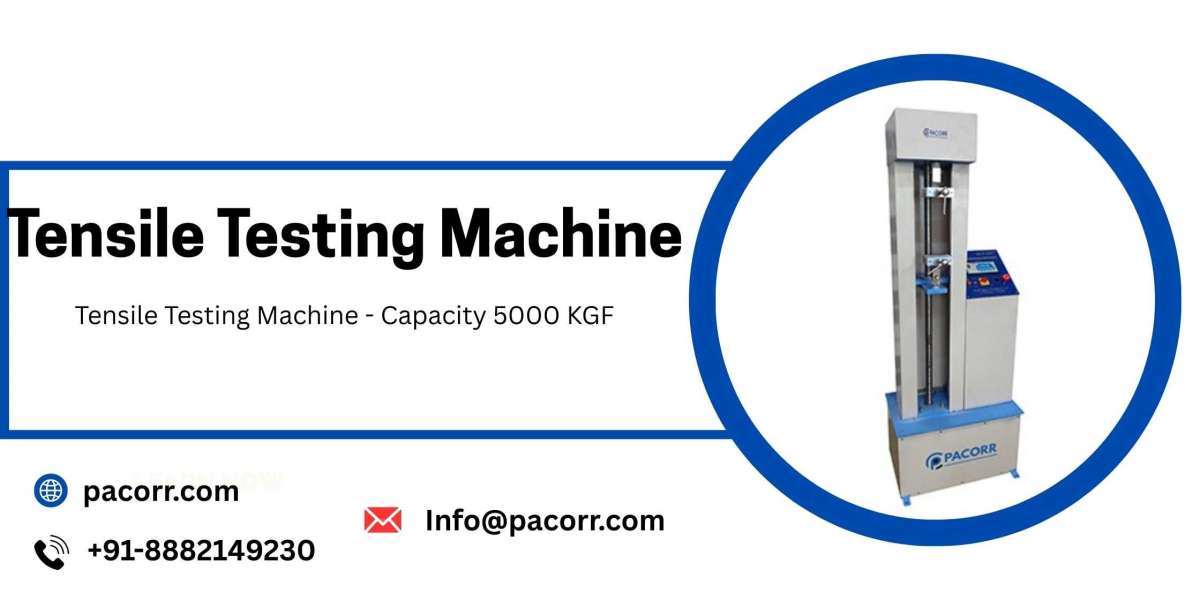 Pacorr Tensile Testing Machine - Capacity 5000 KGF: Precision in Material Testing