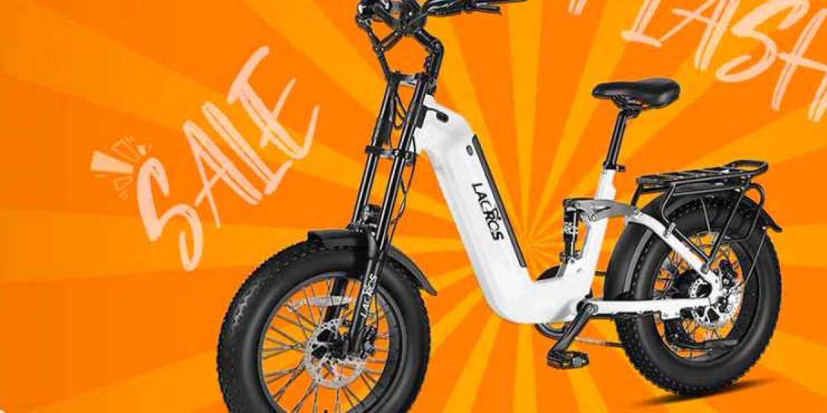 Folding e bike is designed to collapse down into a portable size