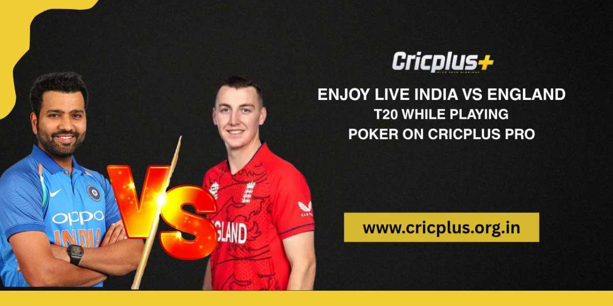 Enjoy Live India vs England T20 While Playing Poker on Cricplus Pro