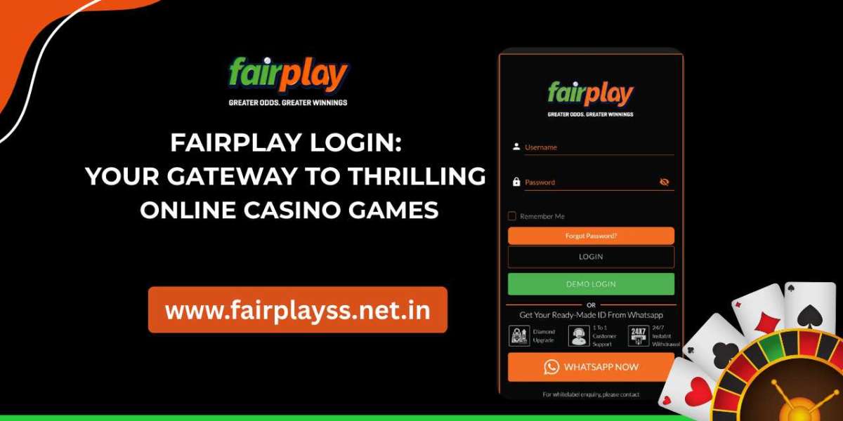 Fairplay Login: Your Gateway to Thrilling Online Casino Games