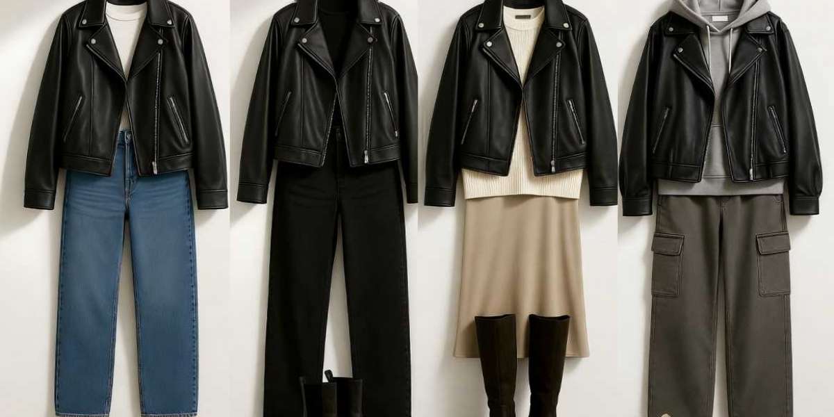 10 Everyday Outfits with a Black Leather Jacket