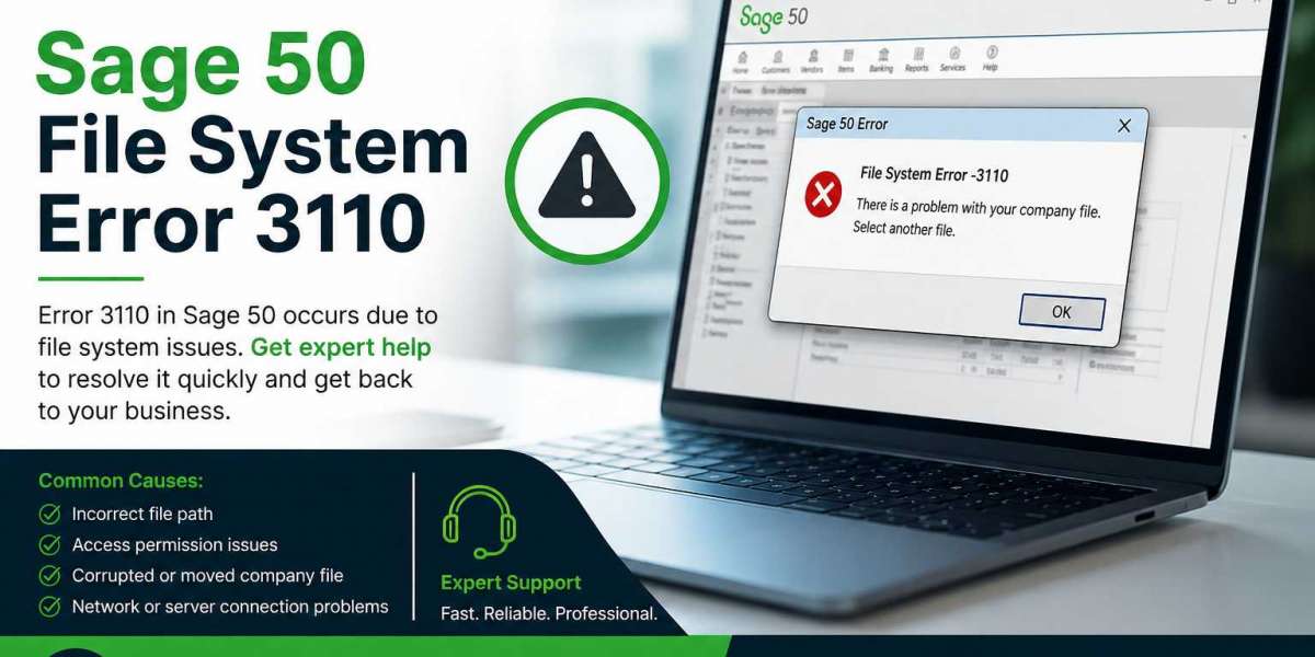 Repair Sage 50 File System Error 3110 and Recover Company Data
