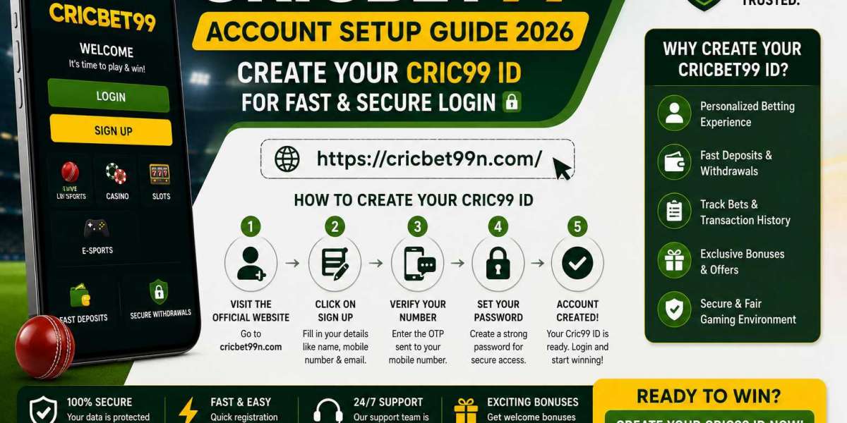 Cricbet99 Account Setup Guide 2026 - Create Your Cric99 ID for Fast & Secure Login
