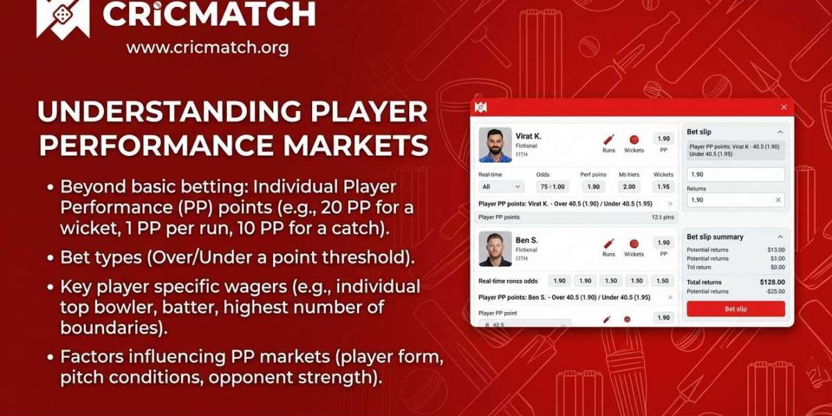 What Does a Player Performance Market Mean on CricMatch?
